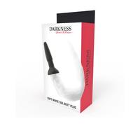 Darkness Bondage Anal Plug Silicone avec queue blanche 1pc