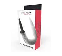 Darkness Bondage Anal Plug Silicone avec queue Gris 1pc