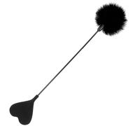 Darkness - fouet plume damour noir 40 cm