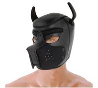 DARKNESS NEOPRENE DOG HOOD WITH REMOVABLE MUZZLE