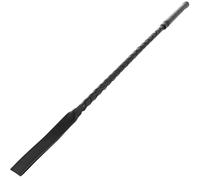 DARKNESS SENSATIONS Fouet BDSM Fétish, Noir, PVC et Cuir, D-221208, Style Cravache, 70 cm, Usage Adulte