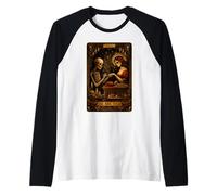 Darkness Skeleton Nail Boss The Nail Techs Life Carte de Tarot Manche Raglan