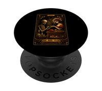 Darkness Skeleton Nail Boss The Nail Techs Life Carte de Tarot PopSockets PopGrip Adhésif