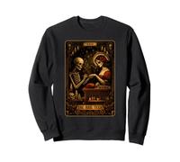 Darkness Skeleton Nail Boss The Nail Techs Life Carte de Tarot Sweatshirt