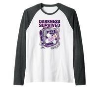 Darkness Survived Hope Enthusiast Lig Survivant de la santé mentale Manche Raglan