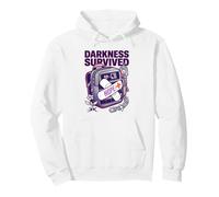 Darkness Survived Hope Enthusiast Lig Survivant de la santé mentale Sweat à Capuche