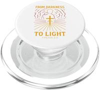 Darkness to Light Verse biblique Christian Peter 2:9 Born Again PopSockets PopGrip pour MagSafe