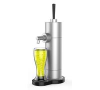 DarkSwan Machine a bière pression pour maison, distributeur bière pour conserve bière, tireuse a biere pompes génératrices mousse bière pression parfaites, profitez bière tout moment, Argent