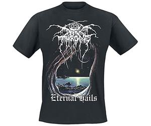 Darkthrone Eternal Hails Homme T-Shirt Manches Courtes Noir Regular/Coupe Standard