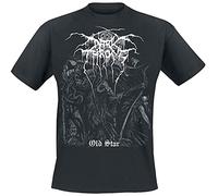 Darkthrone Old Star Homme T-Shirt Manches Courtes Noir XXL 100% Coton Regular/Coupe Standard