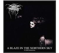 Darkthrone - Patch "A Blaze In The Northern Sky" - Polyester RO5204 (Taille unique) (Noir/Blanc)