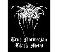 Darkthrone - Taille standard - Patch "Black Metal" RO1622 (Taille unique) (Noir/Blanc)