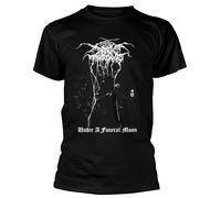 Darkthrone 'Under a Funeral Moon Album' (Noir) T-Shirt - NOUVEAU ET OFFICIEL