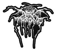 Darkthrone Woven Patch Logo Cut Out Nouveau Officiel Noir