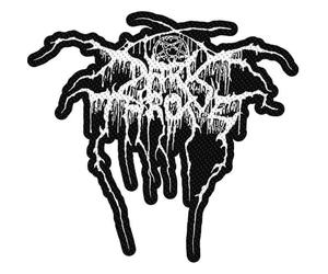 Darkthrone Woven Patch Logo Cut Out Nouveau Officiel Noir