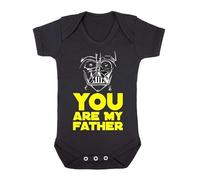 Darkwear Grenouillère unisexe pour bébé/rock/métal/crâne/tatouage/drôle/tout-petit/nouveau-né/cadeau/body (You are my father, 6-12 mois)