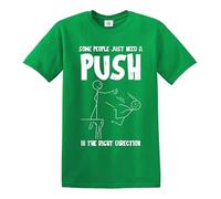 Darkwear T-shirt décontracté pour homme avec inscription « Some People Just Need », T-shirt vert irlandais imprimé blanc, 3XL