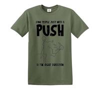 Darkwear T-shirt décontracté pour homme avec inscription « Some People Just Need », T-shirt vert militaire imprimé noir, 4XL