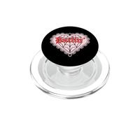 Darlin' Goth Dark Vintage Romance Dentelle Araignée Cœur PopSockets PopGrip pour MagSafe