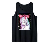 Darling Anime Glitch Devil Horns, Manga rétro Vaporwave Girl Débardeur