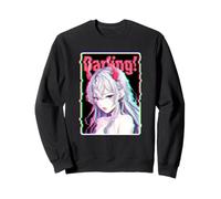 Darling Anime Glitch Devil Horns, Manga rétro Vaporwave Girl Sweatshirt