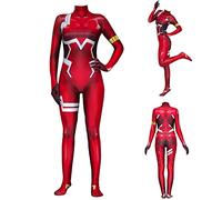 Darling in The Franxx Costume de cosplay 02 Zero Two Rouge Body Battle Suit Halloween Party Jumpsuit Onesies