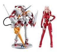 Darling in the Franxx - Figurines S.H. Figuarts x The Robot Spirits Zero Two & Strelizia 5th An - BANDAI TAMASHII NATIONS Multicolore G