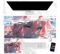 Darling in the Franxxx Tapis de souris Zero Two Tapis de souris Anime Gaming Tapis de souris Grand tapis de souris pour ordinateur portable Bureau Étudiant Tapis de souris pour garçons filles