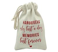 Darling Souvenir Hangover Recovery Kit Wedding Party Favor Sacs Hangover ne durent qu'un jour, Souvenirs Last Forever First Aid Kit Bag 4 x 6 pouces, 10 Pcs