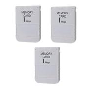Darlington & Sohns 3 Morceaux de Cartes mémoire pour Ps1 Playstation 1 Cartes mémoire 1 Mo Carte mémoire Carte mémoire Carte mémoire pour Sony Playstation 1 Ps1 PSX
