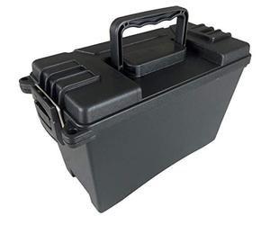 DARLINGTON & Sohns Munitionskiste Kunststoff Schwarz Munitionsbox Tragegriff Einklappbar Stapelbar Aufbewahrung