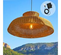 Darma - Suspension Solaire - Rotin - Beige