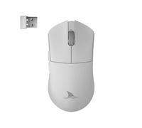 Darmoshark M3 Pro Souris de jeu sans fil, trimode 2,4 G/USB-C/Bluetooth jusqu'à 26 KDPI, capteur optique PAW3395, 8 boutons programmables, autonomie de la batterie 500 mAh, souris d'ordinateur pour
