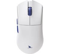 Darmoshark M3 Pro souris sans fil, compétitive, trois modes (BT5.2+2.4G+USB) | rechargeable | DPI réglable (jusqu'à 26000 DPI) | 650IPS 50G pilote optique personnalisé, blanc