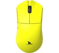 Darmoshark M3 Souris de jeu sans fil, connexion à trois modes | Taux de retour de 4 000 Hz | DPI réglables (jusqu'à 26 000 DPI) | Fréquence de rafraîchissement élevée, jaune