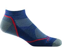 Darn Tough Light Hiker No Show Lightweight With Cushion - Wandelsokken - Blauw - Heren