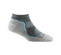 Darn Tough Light Hiker No Show Lightweight With Cushion - Wandelsokken - Grijs - Dames