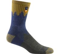 Darn Tough Men's Number 2 Micro Crew Midweight avec chaussettes coussin es (Style 1974) - Denim Large