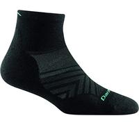 Darn Tough Run 1/4 Ultra-Lightweight With Cushion - Sportsokken - Zwart - Dames