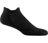 Darn Tough (Style 1054) No Show Tab Chaussettes de course ultra légères avec coussin pour homme - noir - Medium