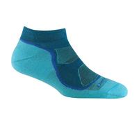 Darn Tough - Vermont - Chaussettes de randonnée légères et invisibles pour femme, style 1986, vert/bleu cascade, taille M