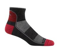 Darn Tough Vermont Chaussettes de sport pour homme 1/4 en laine mérinos ultra légères Team DTV Taille L (46-46)