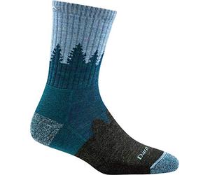 Darn Tough Vermont Treeline Micro Crew Coussin d'extérieur pour femme, bleu, M