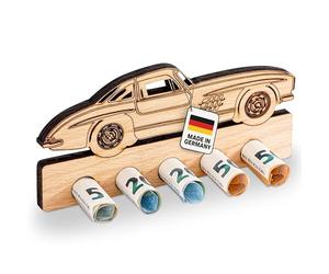 DARO Design - Voiture, Voiture de sport, Road Trip - Cadeau d'argent en bois