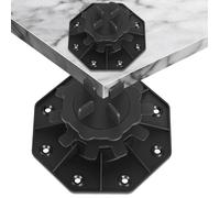 Daromigo 50x Plots réglables 35/65mm Plot terrasse dalle réglable Pour pierre et carrelage Grande capacité de pesée POSE - FINITION