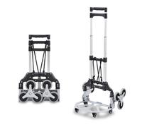 Daromigo Diable monte escalier 70kg avec plateau pliable avec Châssis en acier,Argent DESSERTE MECANICIEN