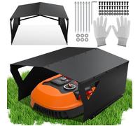 Daromigo Garage Tondeuse Cover Auvent Protection pluie pro 78*60*34CM Toit pour robot de tonte PIECE DETACHEE TONDEUSE