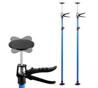 Daromigo Lot de 2 supports de plafond - Capacité de charge jusqu'à 50 kg - Supports télescopiques jusqu'à 45° - Support de montage de 115 à 290 cm - Support pour murs, plafonds, supports réglables en