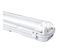 Daromigo Reglette LED 120cm, Lampe pour Locaux Humides, 2 x 18W 3060lm Blanc Neutre, Tube T8 Double, IP65 Étanche, pour Garage, Bureau - 1 Pièce