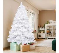 Daromigo Sapin de Noël Artificiel en PVC, 180cm avec 770 Branches & Support en Métal,Blanc ARBRE DE NOEL